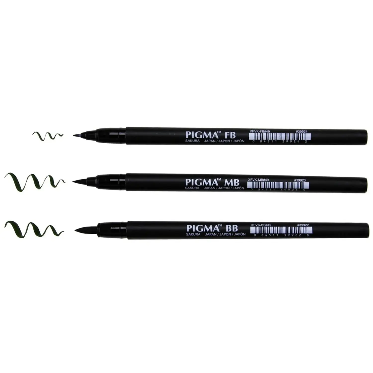 Sakura - Lapiz Punta Pincel - Negro – 1