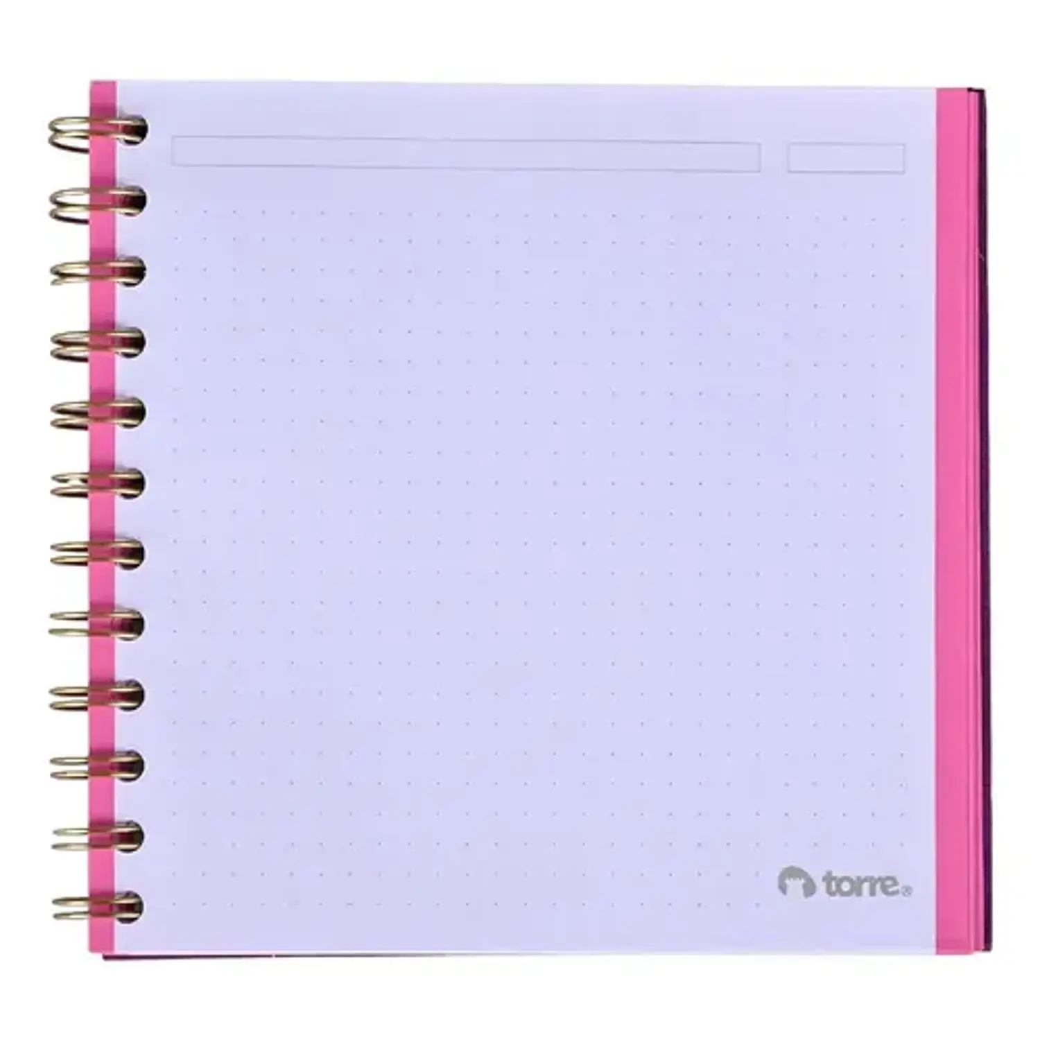 Torre – Cuaderno Velvet 15,5 × 15,5 cm – 90 Hojas Punteadas – 2