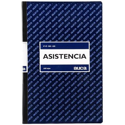 Auca – Libro de Asistencia – 100 Hojas