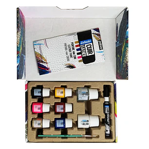 Pebeo – Pintura para Cuero Setacolor – Set 5 Colores – 20 ml