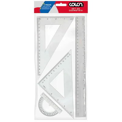 Colon – Set de Reglas de Geometría – 4 Piezas