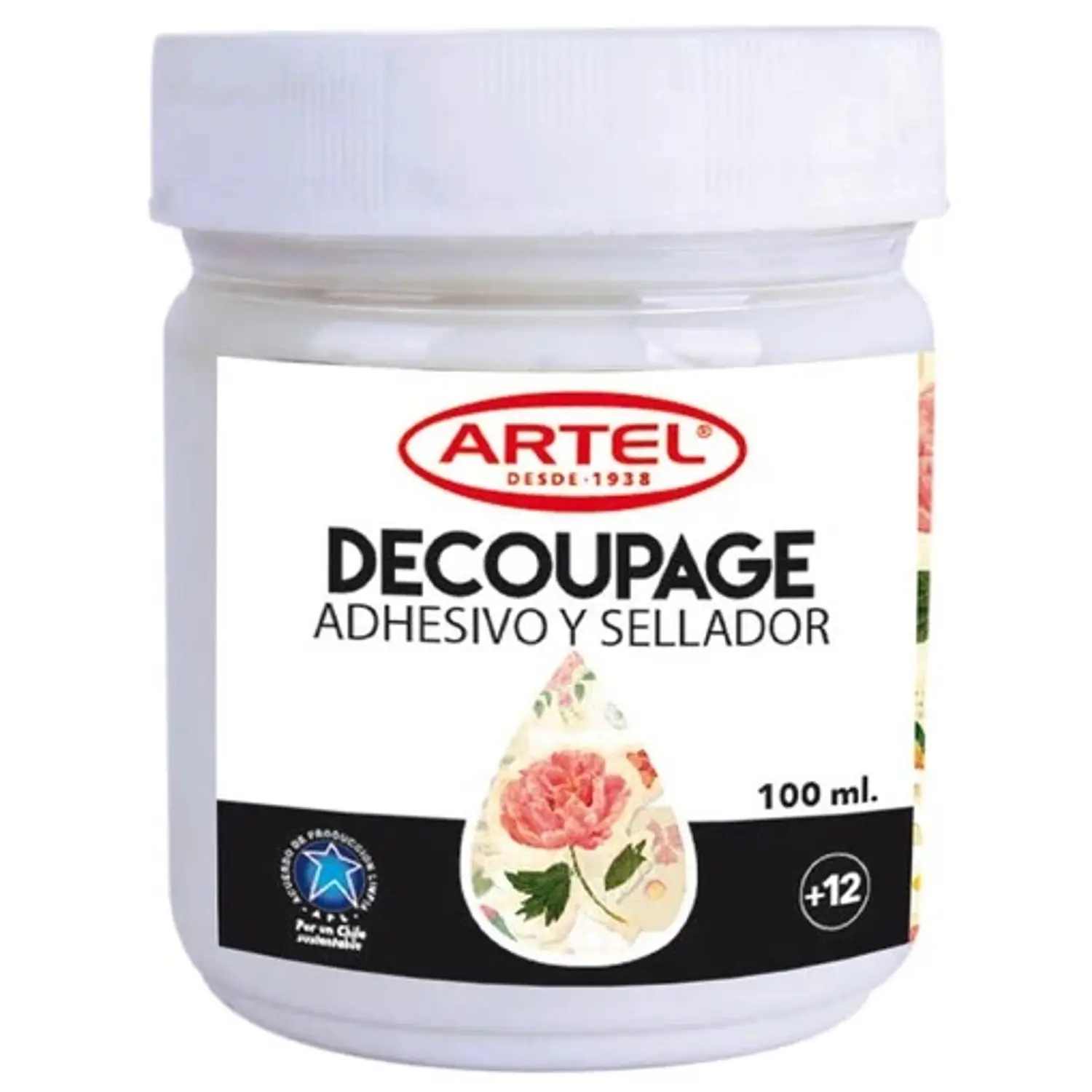 Artel – Adhesivo y Sellador Decoupage – 100 ml – 1