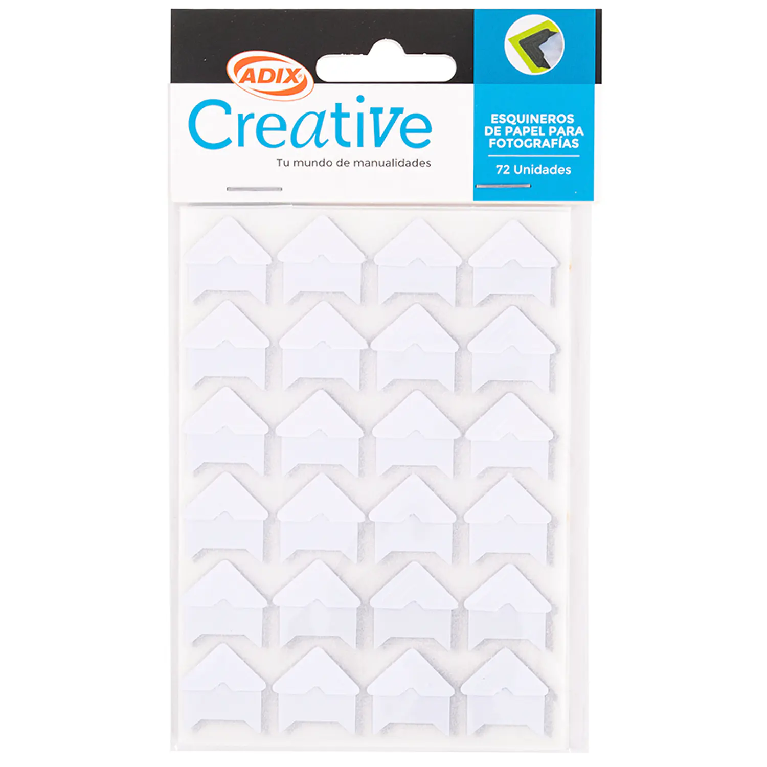Dactic – Esquineros para Fotografía y Papel – 72 Unidades – 1