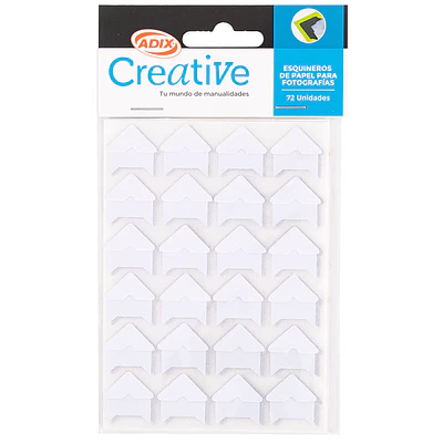 Dactic – Esquineros para Fotografía y Papel – 72 Unidades