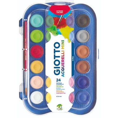 Giotto – Acuarela Mini 23 mm – 24 Colores