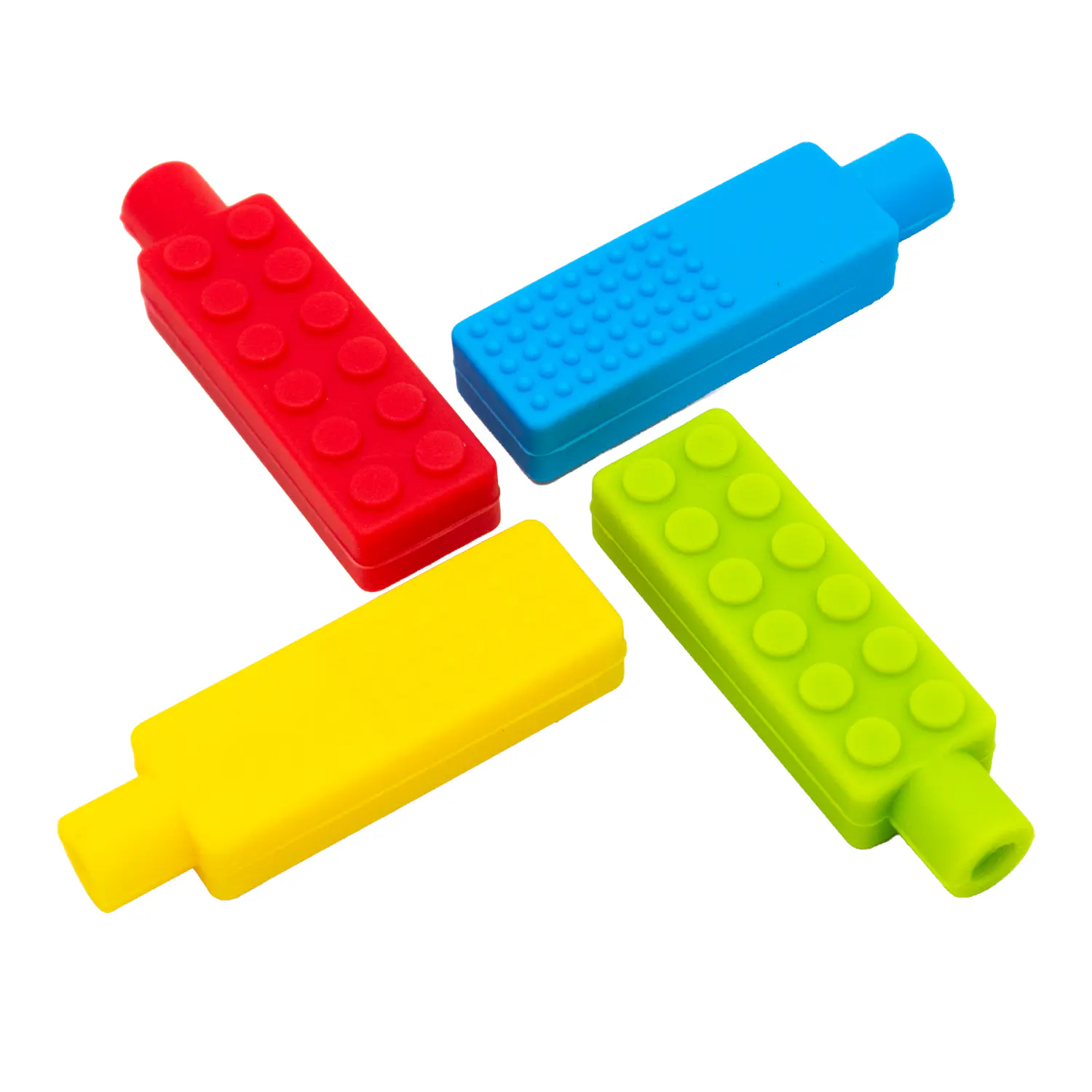 JM – Mordedores Sensoriales para Lápiz Tipo Bloques – Set 4 Un – 3