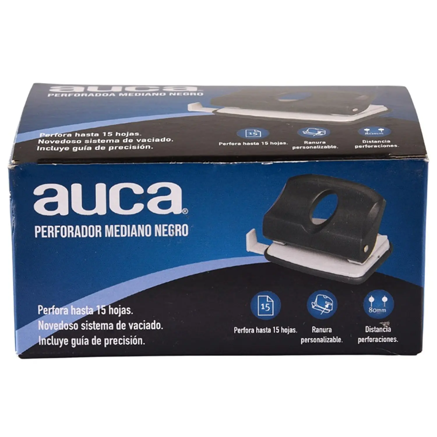 Auca – Perforador Mediano – 15 Hojas – 1