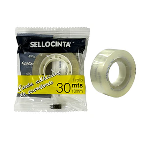 Adioffice – Cinta Adhesiva Transparente – 18 mm × 30 m