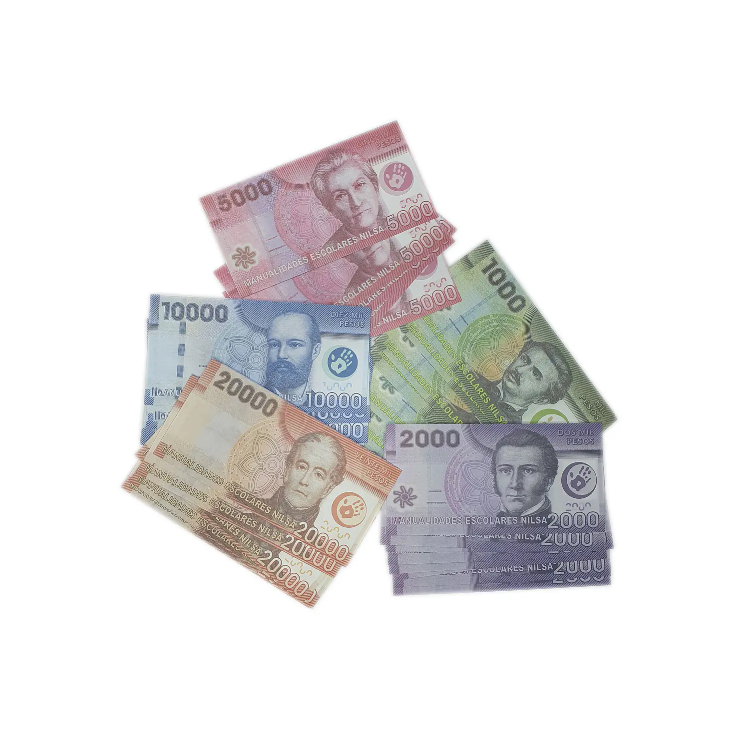 Nilsa – Set de Billetes y Monedas Nacionales Chilenas – 2