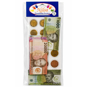 Nilsa – Set de Billetes y Monedas Nacionales Chilenas