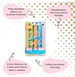 Mooving – Set de Destacadores Metálicos con Glitter – 5 Colores - Miniatura 2