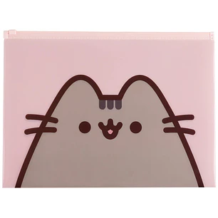 Mooving – Carpeta Tipo Sobre A4 con Cierre Zip – Pusheen