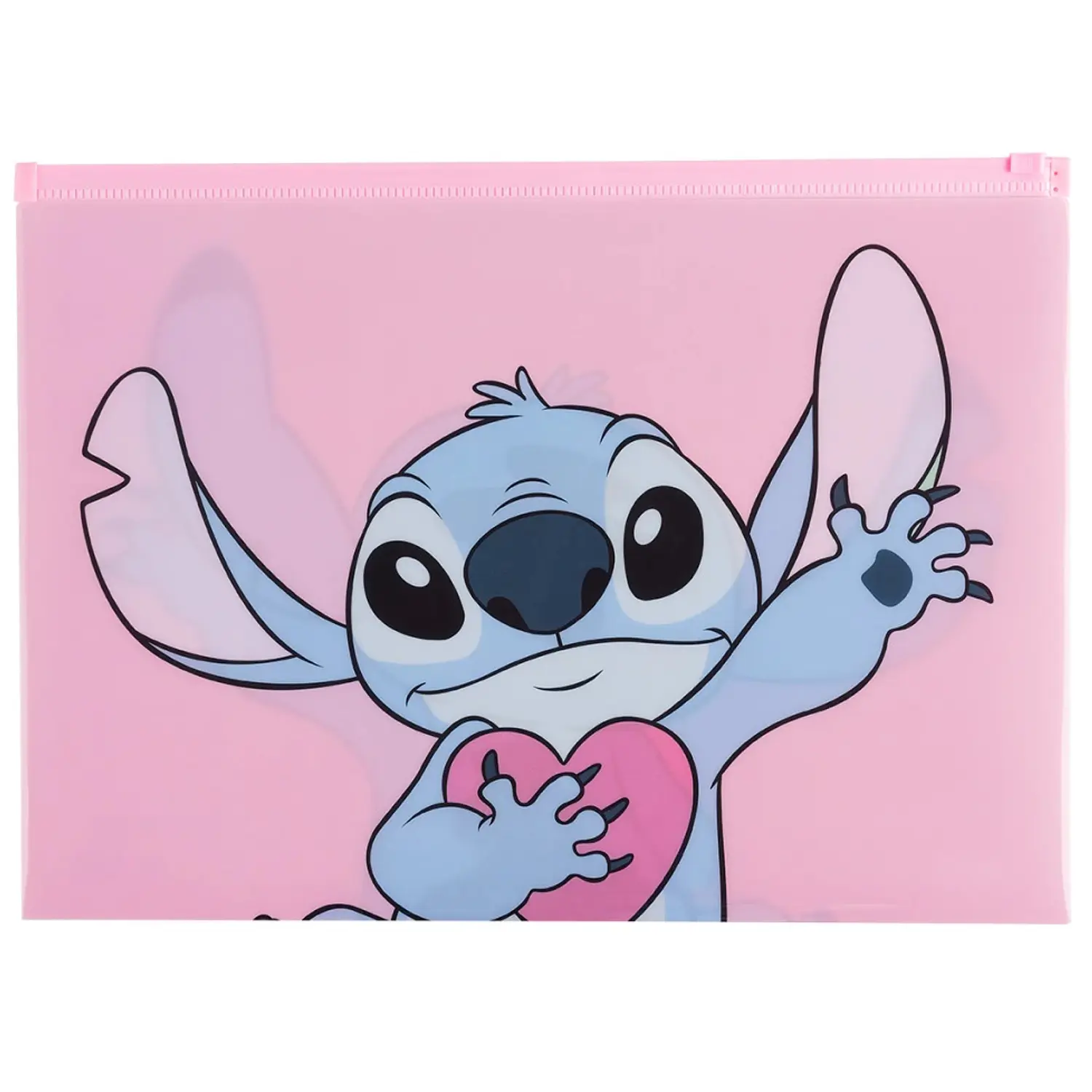 Mooving – Carpeta Tipo Sobre A4 con Cierre Zip – Stitch – 1