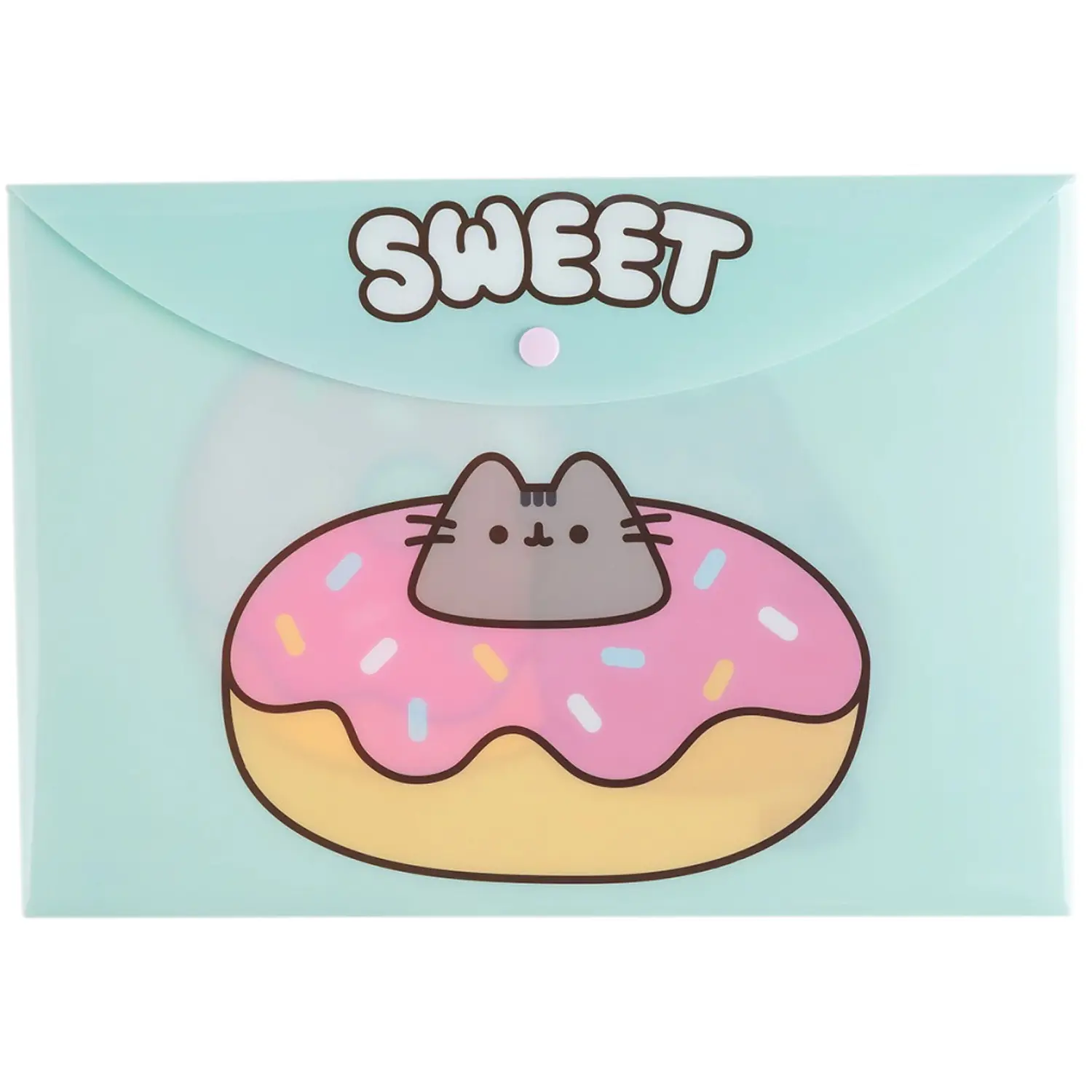 Mooving – Carpeta Tipo Sobre con Botón A4 – Pusheen – 1