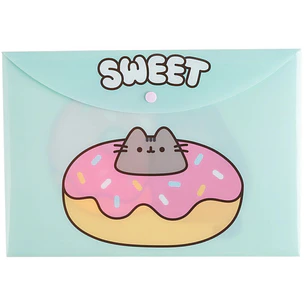 Mooving – Carpeta Tipo Sobre con Botón A4 – Pusheen