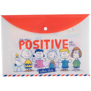 Mooving – Carpeta Tipo Sobre con Botón A4 – Snoopy