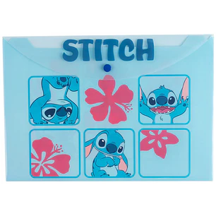 Mooving – Carpeta Tipo Sobre con Botón A4 – Stitch