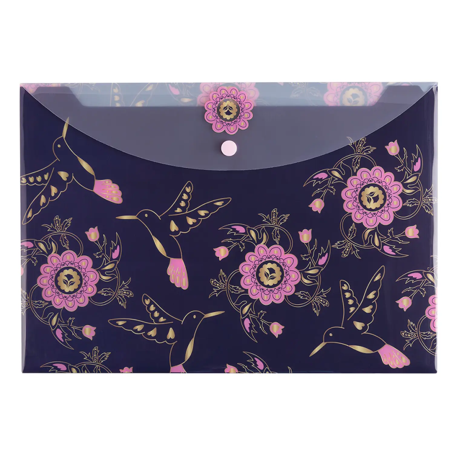 Mooving – Carpeta Tipo Sobre con Botón A4 – Boho – 2