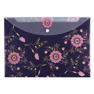 Mooving – Carpeta Tipo Sobre con Botón A4 – Boho