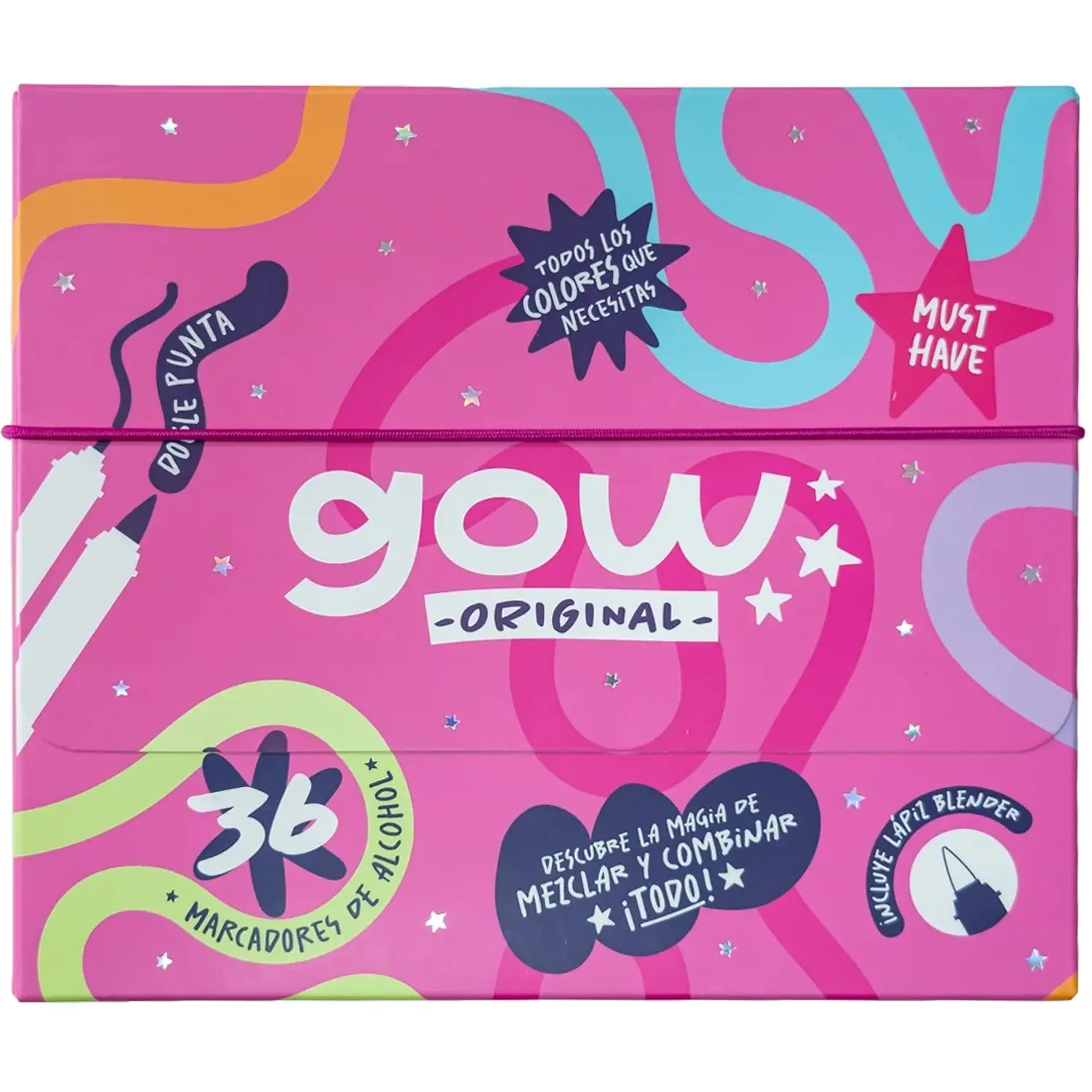 GOW – Marcadores al Alcohol Doble Punta – 36 Colores – 1