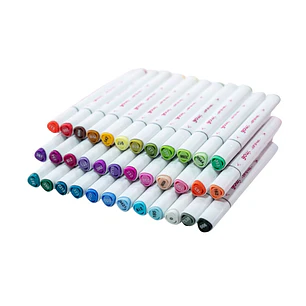 GOW – Marcadores al Alcohol Doble Punta – 36 Colores