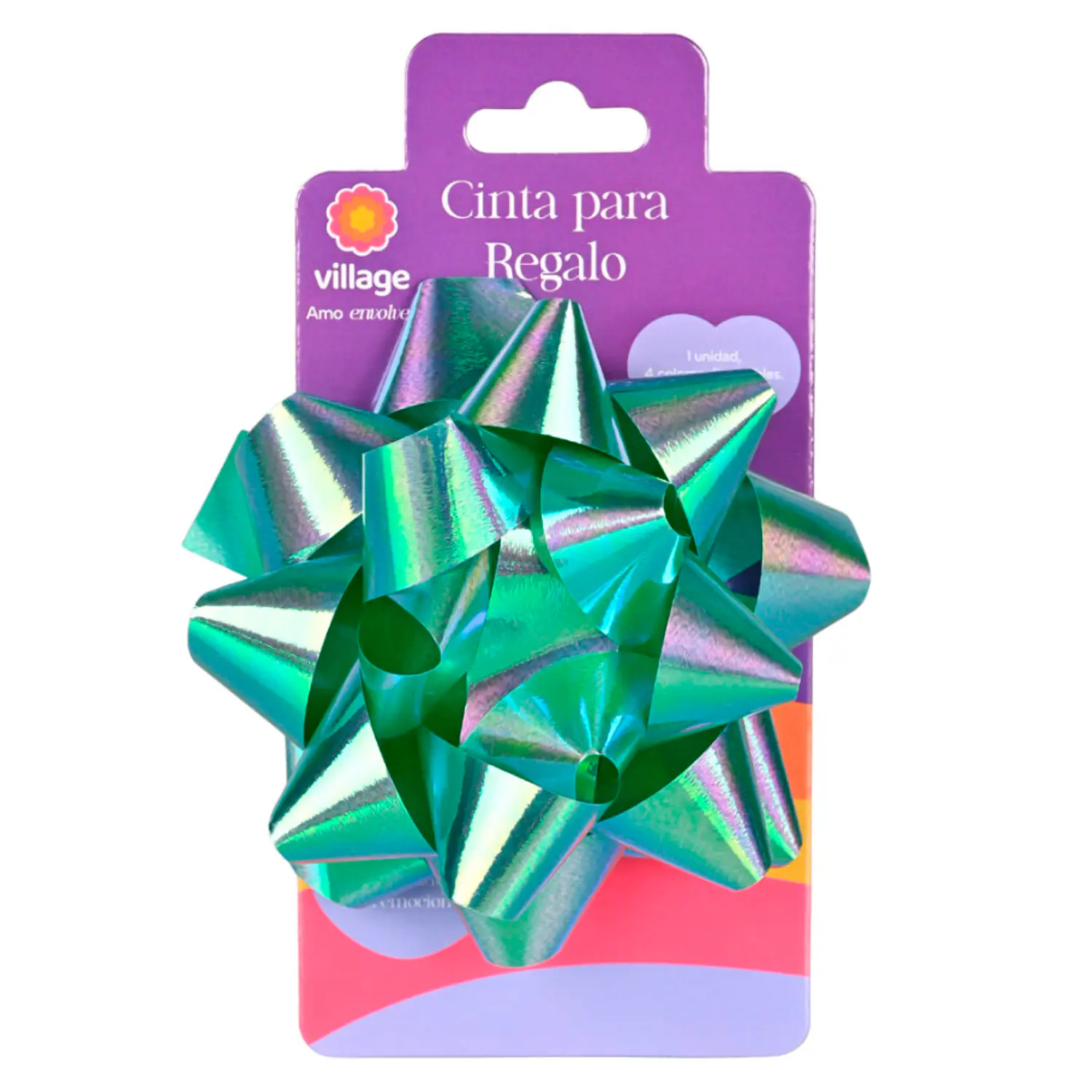 Village – Cinta de Regalo Pompón Grande Glitter – 1
