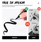 ARRTX – Marcadores de Pintura Acrílica Doble Punta – Negro – 8 Unidades - Miniatura 6