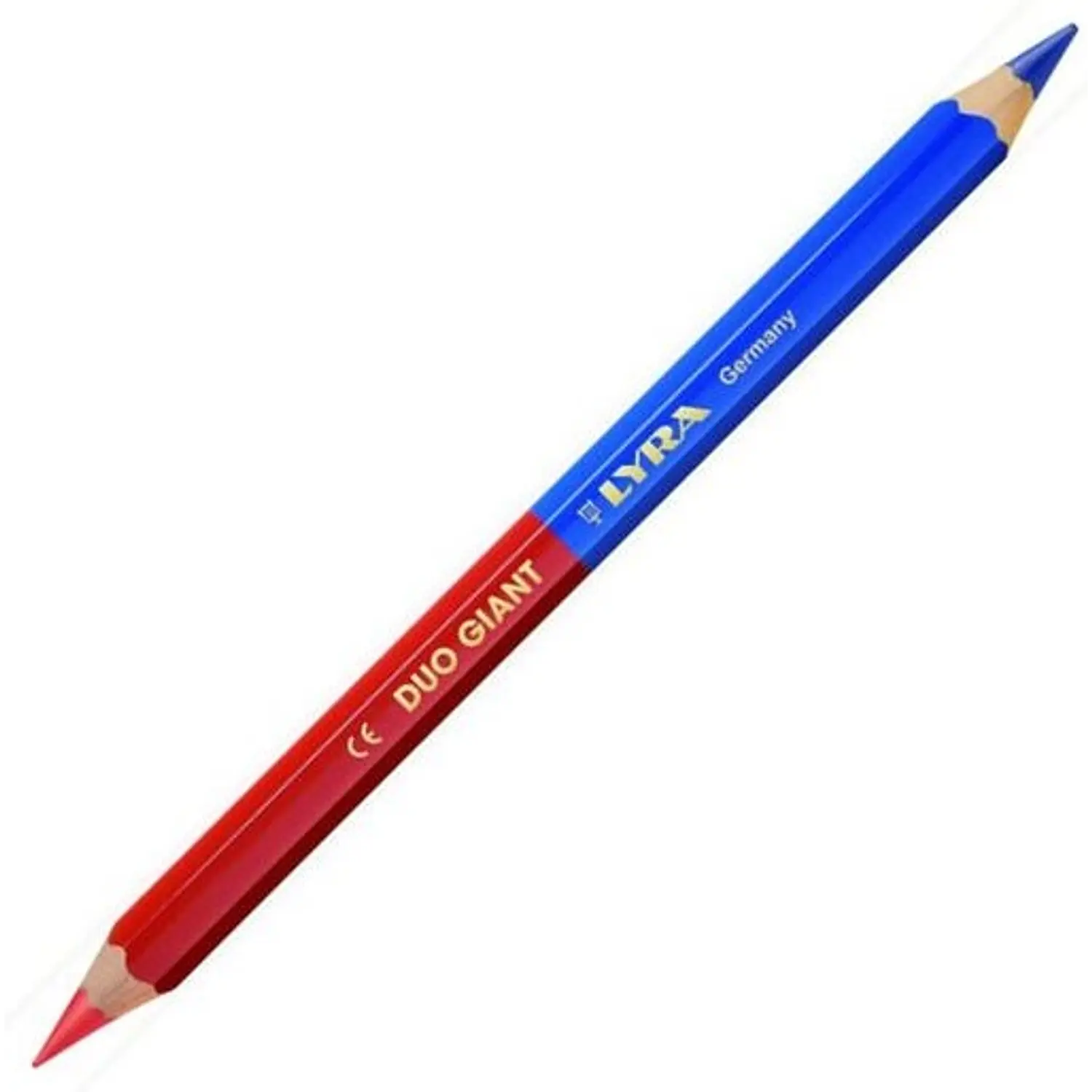 Lyra – Lápiz Duo Jumbo Azul y Rojo – Bicolor Escolar – 1
