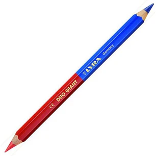Lyra – Lápiz Duo Jumbo Azul y Rojo – Bicolor Escolar