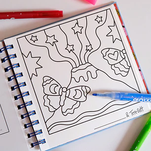 Tere Gott – Libro Coloring Wander Chile – Papel 240 g 