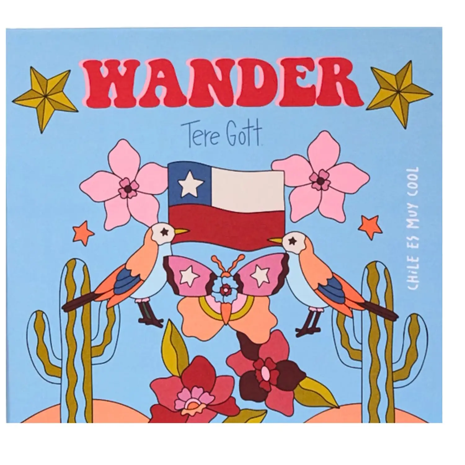 Tere Gott – Libro Coloring Wander Chile – Papel 240 g  – 1