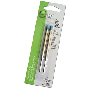 Elegance – Repuesto Pasta Azul Tipo Parker – 2 Unidades