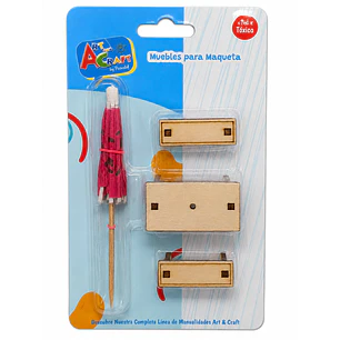 Art And Craft – Muebles para Maqueta Set Terraza