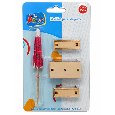 Art And Craft – Muebles para Maqueta Set Terraza