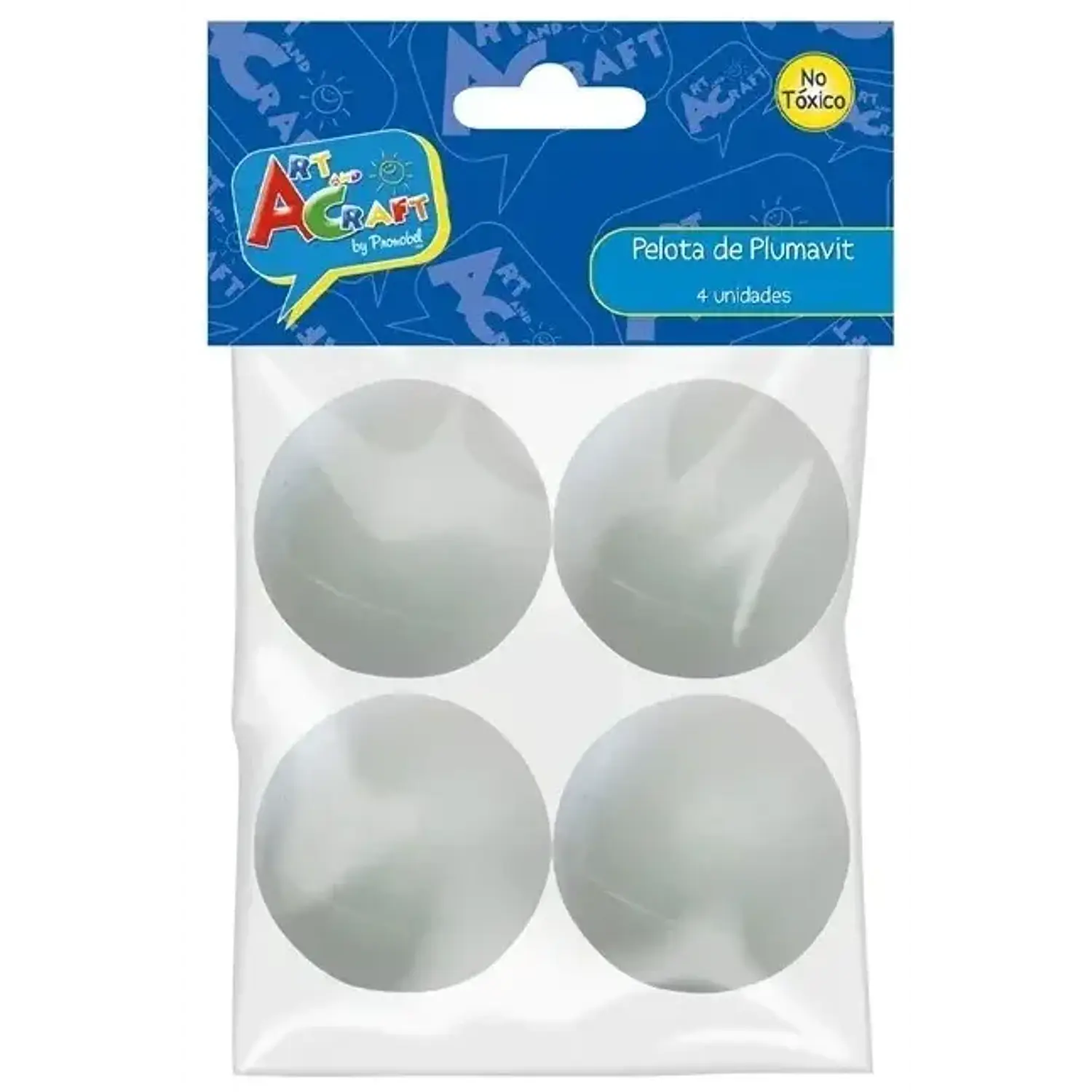 Art And Craft – Esferas de Plumavit 4 cm – 4 Unidades – 1