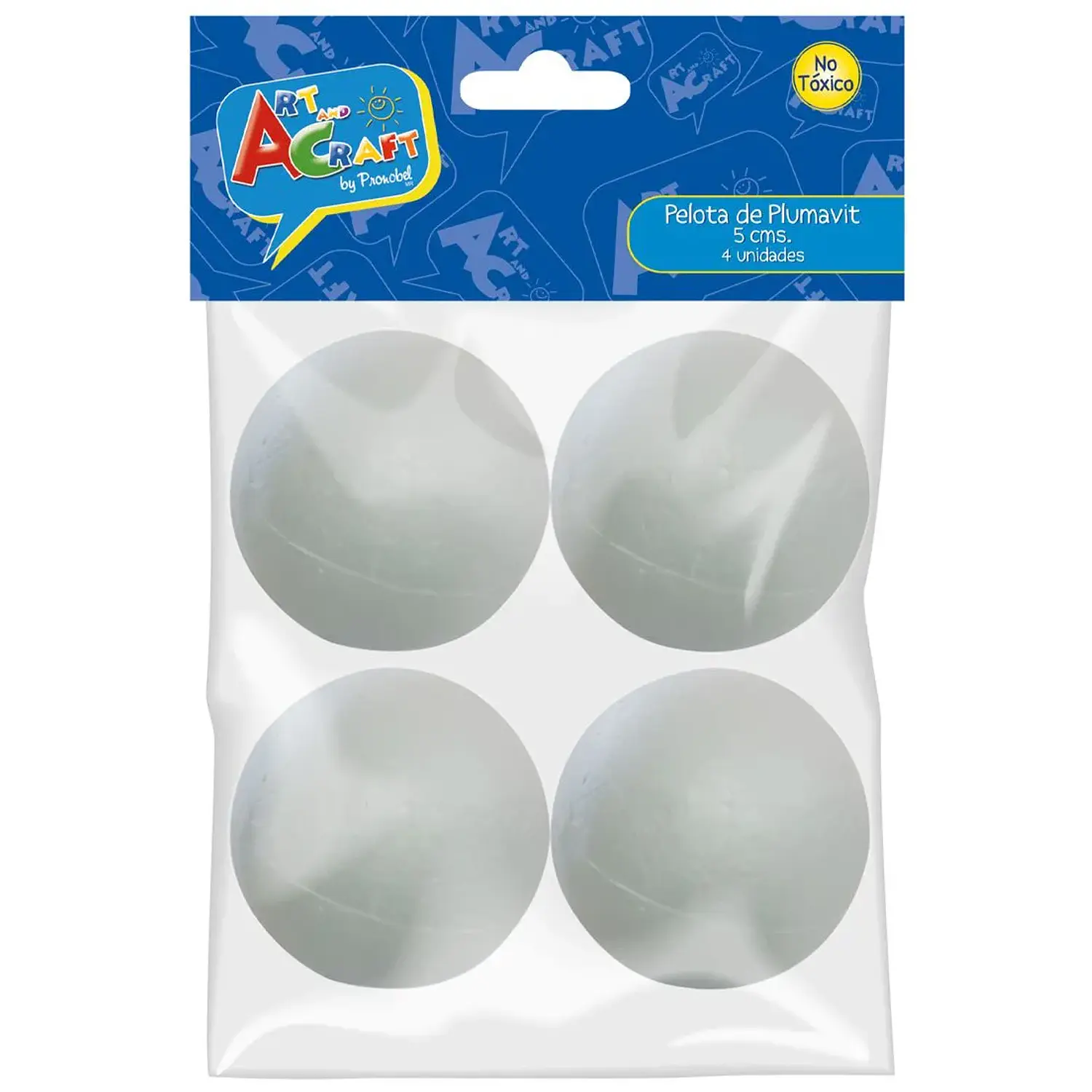 Art And Craft – Esferas de Plumavit 5 cm – 4 Unidades – 1