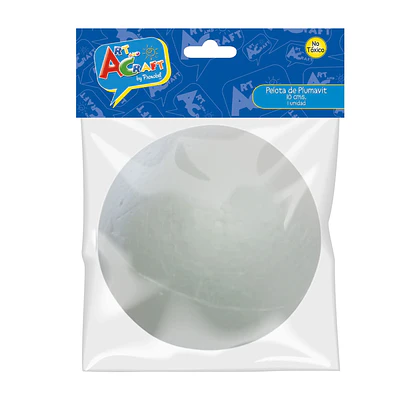Art And Craft – Pelota de Plumavit 10 cm – 1 Unidad