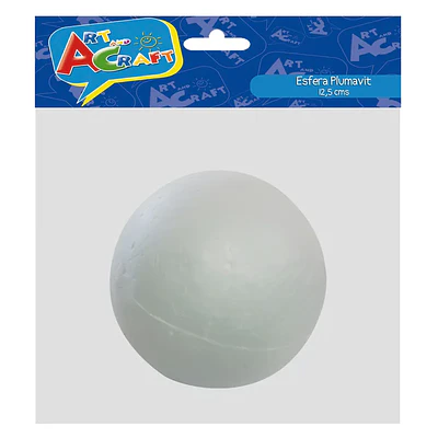 Art And Craft – Pelota de Plumavit 12,5 cm – 1 Unidad