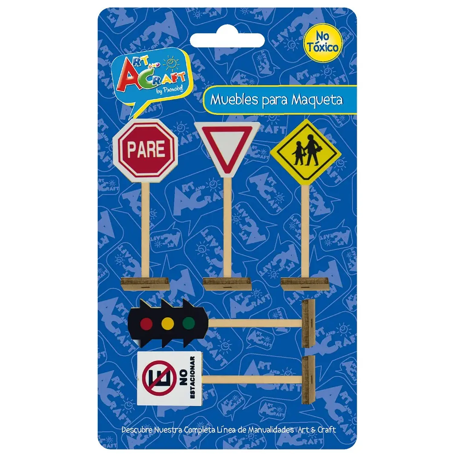 Art And Craft – Señales de Tránsito para Maqueta – 5 Piezas – 1