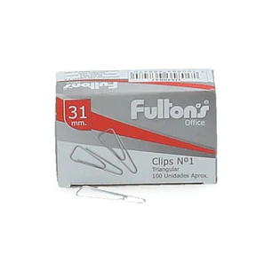 Fultons – Clips Triangulares 100 Unidades