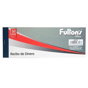Fultons – Formulario Recibo de Dinero  50 Hojas