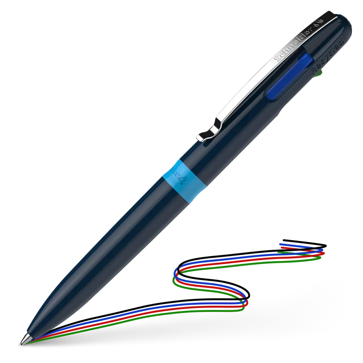 Schneider – Bolígrafo Take 4 – 4 en 1 – 4 Colores – 1