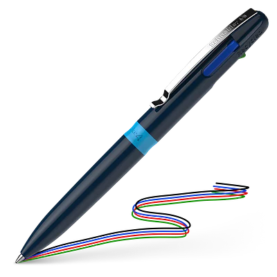 Schneider – Bolígrafo Take 4 – 4 en 1 – 4 Colores