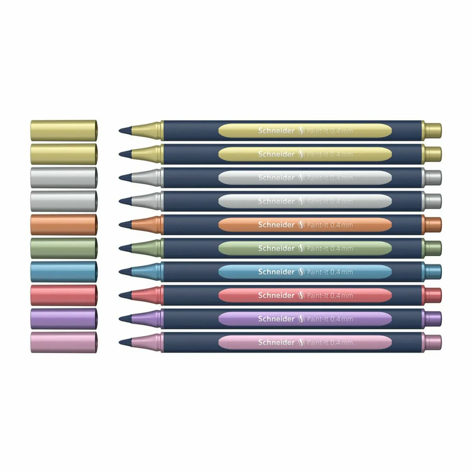 Schneider – Paint-It 050 Metallico Rollerball 0,4 mm Colores Surtidos  – 1