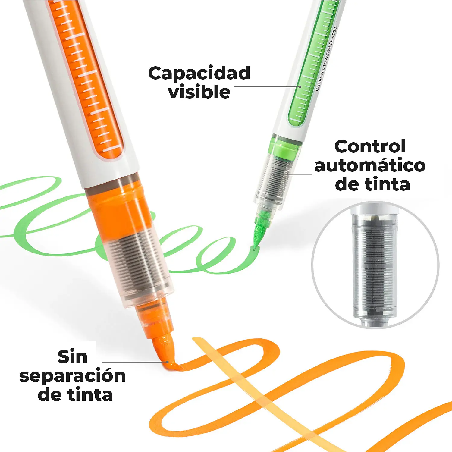 Ohuhu – Marcadores Acrílicos Nahuku Direct Ink – 72 Colores – Punta Pincel – 2