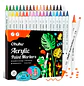 Ohuhu – Marcadores Acrílicos – 36 Colores – Doble Punta Fina y Punto - Miniatura 1