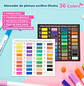 Ohuhu – Marcadores Acrílicos – 36 Colores – Doble Punta Pincel y Fina - Miniatura 2