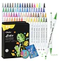 Ohuhu – Marcadores Acrílicos Akaka – 72 Colores – Doble Punta Pincel y Redonda - Miniatura 1