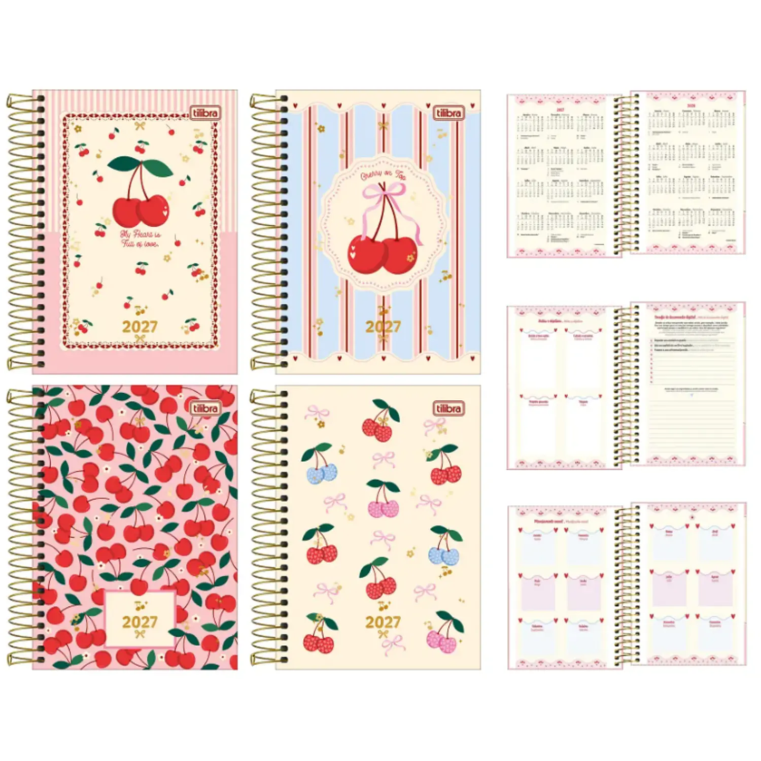 Tilibra – Agenda Amarena M5 – 2027 – 176 Hojas – 6
