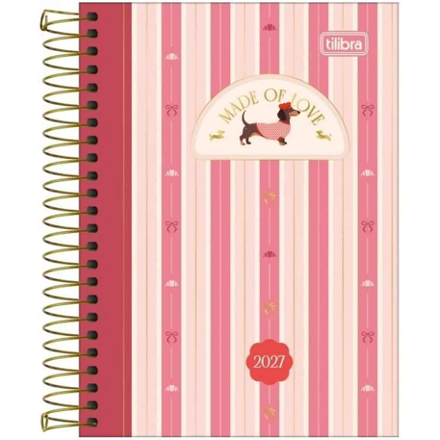 Tilibra – Agenda Brownie M3 – 2027 – 160 Hojas – 2